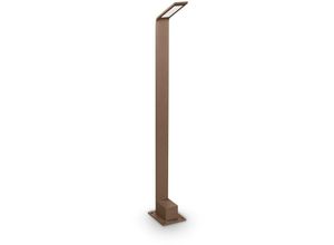 8021696326726 - LED-Wegeleuchte Agos braun 3000 K Höhe 80 cm Alu