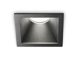 8021696327761 - Game Integriertes quadratisches LED-Einbau-Downlight Schwarz 1100 lm 3000 k - Ideal Lux