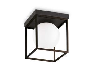 8021696327853 - Lingotto Globe Deckenleuchte Schwarz - Ideal Lux