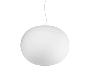 8021696327884 - Cotton Globe Pendel-Deckenleuchte Weiß 40cm - Ideal Lux