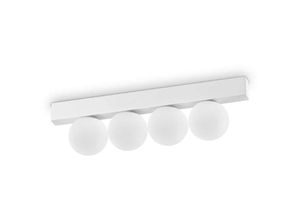 8021696328232 - LED-Deckenlampe Ping Pong weiß 4-flammig Opalglas 8021696328232 - LED-Deckenlampe Ping Pong weiß 4-flammig Opalglas