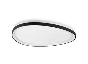 8021696328980 - Gemini 81 cm integrierte DALI-LED-Halbbündigleuchte Schwarz 5400 lm 3000 k - Ideal Lux