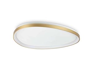 8021696329260 - Gemini 81 cm integrierte DALI-LED-Halbbündigleuchte Messing 5400 lm 3000 k - Ideal Lux