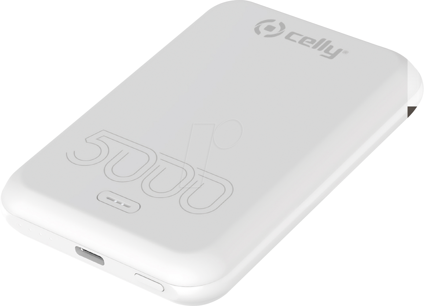 8021735197751 - CELLY MAGPB5000EVO power bank - MagSafe - Li-pol - 24 pin USB-C - 15 Watt Powerbank (Akku) - 5 Ah