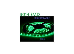 8022044143163 - Trade Shop Traesio - 5 meter streifen streifen 300 led 3014 smd für aussen IP65 12 v dc warm kalt Grün - Grün