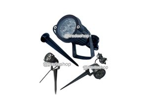 8022044151281 - Trade Shop Traesio - led gartenstrahler 3 4 5 watt pfahlhalter kaltes licht ip 65 3 Watt Kühles Weiß - Kühles Weiß