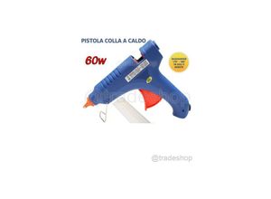 8022044162140 - Trade Shop Traesio - 60-WATT-HEISSKLEBEPISTOLE +5 stifte