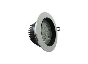 8022044182230 - Trade Shop Traesio - led-einbaustrahler mit lamellen 3 5 7 9 12 15 18 w rahmen weiss 9 Watt Warmes Weiß - Warmes Weiß