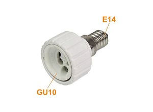 8022044187853 - Trade Shop Traesio - 10 pcs E27 zu E14 fassungsadapter E14 zu E27  GU10 B22 -E14 bis GU10 -