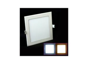 8022044188966 - Trade Shop Traesio - 18W ultraflacher quadratischer led-einbaustrahler mit led-treiber 225CM Platz Naturweiß - Naturweiß