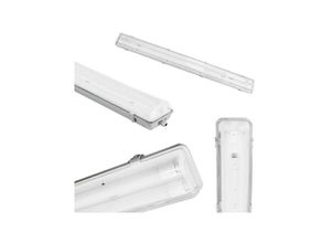 8022044203874 - Trade Shop Traesio - 150 cm transparente wasserdichte doppelte deckenleuchte für T8 led röhren