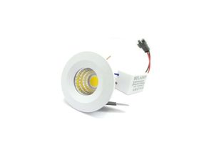 8022044225760 - Trade Shop Traesio - mini led downlight 3W cob 40MM spot einbau frühling warmes kaltes licht Kühles Weiß - Kühles Weiß