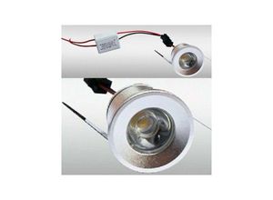 8022044229690 - LED-EINBAUSTRAHLER LOCH 25MM 1 LED 1W WARMES KALTES LICHT FÜR INNEN IP20 Warmes Weiß - Warmes Weiß