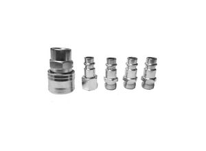 8022044264424 - Trade Shop Traesio - set 5 pz stahl 1 4 schlauchverbinder luftschlauchverbinder männlich weiblich