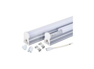 8022044266954 - Trade Shop Traesio - T5 neon led röhre 6 10 15 18 w 30 60 90 120 cm natürliches kaltes warmes licht Transparente Abdeckung-120 cm -Naturweiß