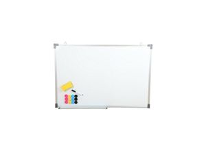 8022044267340 - Trade Shop Traesio - magnettafel xl aluminiumstruktur 40 x 60 cm + 3 marker + 12 magnete