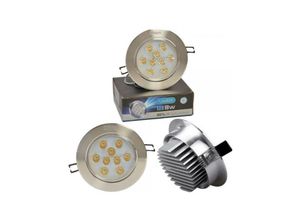 8022044274300 - Trade Shop Traesio - led-strahler 1W bis 24W einbau mit frühling warmes kaltes licht weisheit 9 Watt Kühles Weiß - Kühles Weiß