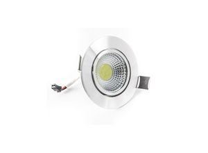 8022044275178 - Trade Shop Traesio - 3W 5W 7W 12W 20W 30W cob led beamlight mit hochleistungsfedern 7 Watt Silber Warmes Weiß - Warmes Weiß