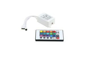 8022044277691 - Trade Shop Traesio - dimmer controller mit fernbedienung für rgb 5050 24 tasten led streifen