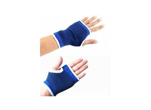 8022044281544 - Palm Hand Support Handschuhe 2 Stück weich elastisch blau