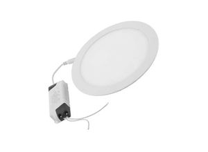 8022044282152 - Trade Shop Traesio - runde oder quadratische led paneel einbau kalt warm neutral licht weisheit 3 Watt Tondo Warmes Weiß - Warmes Weiß