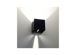 8022044293622 - Trade Shop Traesio - 10W 1200 lmn aluminium aussen wasserdicht led würfel wandleuchte Warmes Weiß - Warmes Weiß