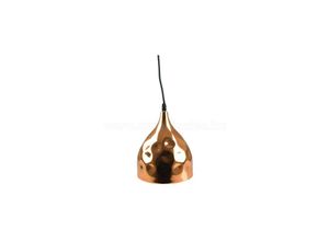 8022044329567 - Trade Shop Traesio - kronleuchter hängelampe metall kegel rose gold kupfer VT-8170