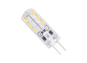 8022044349503 - Trade Shop Traesio - led glühbirne 3W 24 smd G4 3014 stiftsockel warmes kaltes weisses licht 12V Warmes Weiß - Warmes Weiß