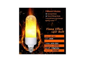 8022044350592 - Trade Shop Traesio - led glühbirne lampe flamme effekt feuer bewegung fassung E27 5W watt