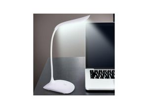 8022044364650 - Trade Shop Traesio - berührungsempfindliche tischlampe mit 14 weissen leds verstellbarem licht und ergonomischem hals