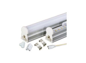 8022044368658 - Trade Shop Traesio - T5 neonröhre led 4 w 30 cm 360 lumen für innenbereich weisses licht deckenlampe Kühles Weiß - Kühles Weiß