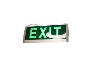 8022044382470 - Trade Shop Traesio - notleuchte led exit 3W sicherheitsleuchte 375X159X21 mm mit deckenleuchte