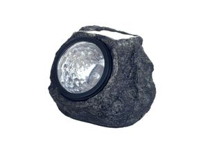 8022044515083 - Trade Shop Traesio - solar gartenleuchte felsenförmig aussen solar lade lampe 4 leds