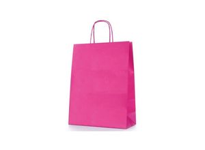 8022044515816 - Trade Shop Traesio - geschenkumschlag 6 stück shopper CC3985 fuchsia papier 36X21X11CM tasche