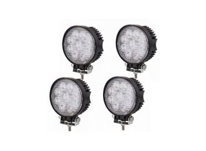 8022044523071 - Trade Shop Traesio - 4 x 27W LED-Scheinwerfer Arbeitsscheinwerfer für Auto Camper jeep suv 12V 24V