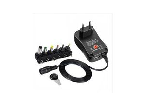 8022044584058 - Trade Shop Traesio - Universeller Stromversorgungstransformator 500 mA 5 bis 12 v 8 Adapter Power 45W usb