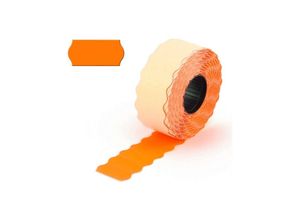 8022044588933 - Trade Shop Traesio - set 10 rollen orange preisauszeichnungsetiketten 26X12MM büroartikel