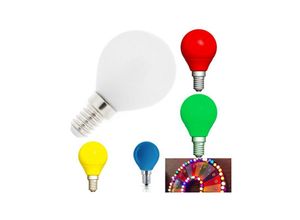 8022044590516 - Trade Shop Traesio - led glühbirne E14 mini globe 220V farbe grün blau violett warm weiss kalt 2W Kühles Weiß - Kühles Weiß