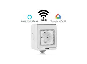 8022044600901 - Trade Shop Traesio - externe shuko steckdose wifi smart home amazon alexa google home v-tac VT-5001