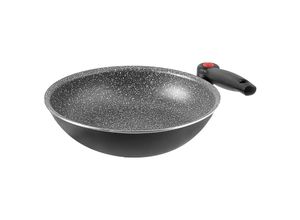 8022068064024 - Camping Pfanne Pirate Wok Ø28 cm Bratpfanne Antihaft Beschichtet Alu