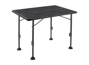 8022068075747 - Klapptisch Linear Black 100 Camping Tisch Falttisch Höhenverstellbar XL