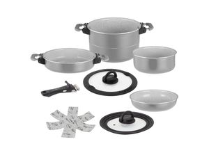 8022068085630 - Koch Geschirr Set Fusion 7+1 Magnetic Camping Küche Topf Pfanne Keramik