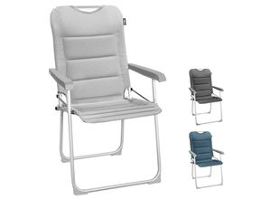 8022068088068 - Campingstuhl Sangria Klappstuhl Faltstuhl Faltbar Verstellbar Leicht Alu Farbe Hellblau