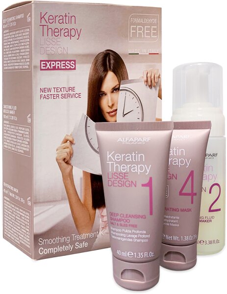 8022297141473 - ALFAPARF MILANO Keratin Therapy Lisse Design Smoothing Treatment Kit Express Haarpflegeset