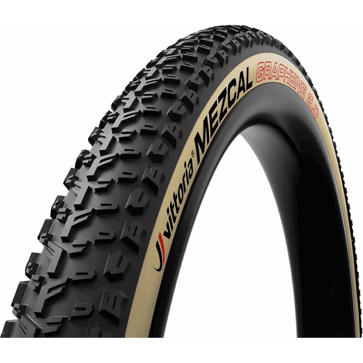 8022530017756 - MTB Reifen 29x210 Mezcal TLR Graphene 20 Schwarz Beige - Hochleistungs-XC Reifen