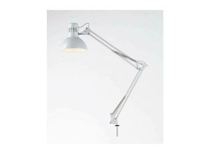 8023559402509 - - Snodable tischlampe mit 60w morsetto attacco e27 weiss farbe 4025b