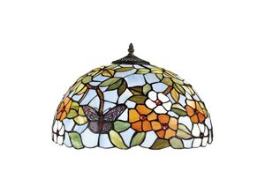 8023559504418 - Tiffany 50 cm Lampenschirm mit Schmetter T1000 - Multicolore