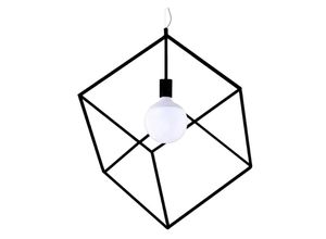 8023559511874 - Suspension cube 1xe27 max 40w schwarz - 6693n - Perenz