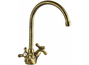 8023646202845 - Gattoni Rubinetteria - Wasserhahn für Küchenspüle in Bronzefarbe Gattoni 5692 REV0 Bronze - Bronze