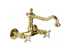 8023646227114 - Goldfarbener Wasserhahn für die Küchenwandinstallation Gattoni London 1706117D0 Gold - Gold